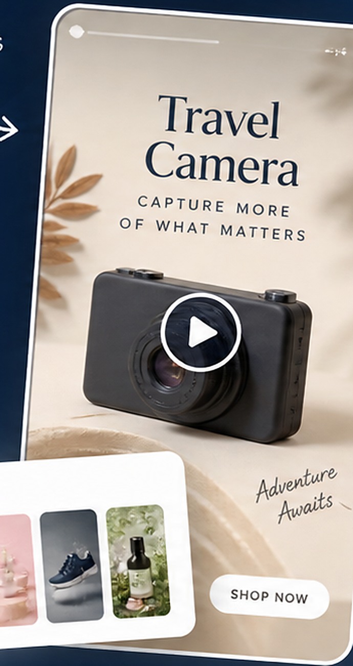 AI-enhanced Vidoo video frame for the travel camera